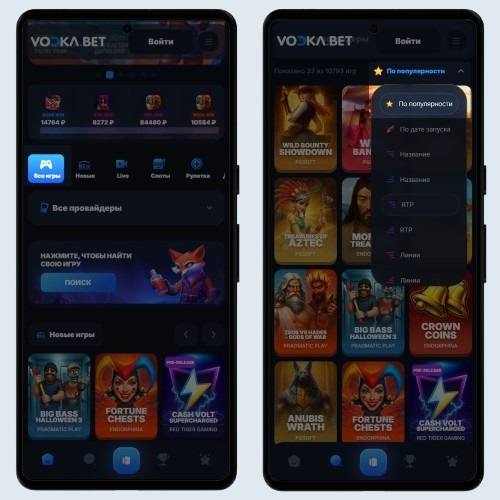 Лучшие слоты в казино Водка